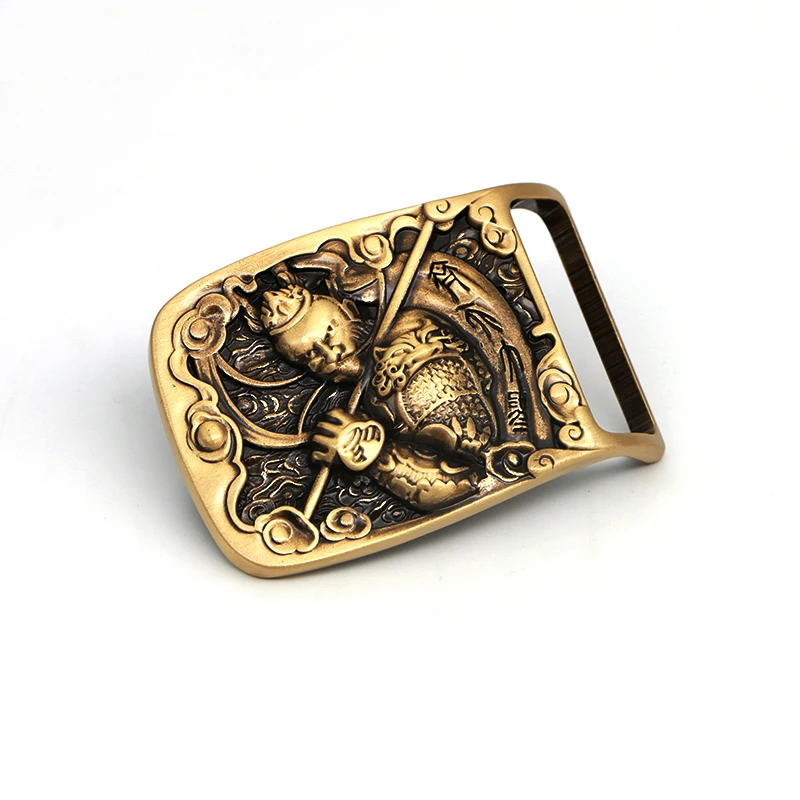 High Quality Copper Buckle Chinese Style Personality Belt Buckle Male Retro Smooth Buckle A Variety Of Styles