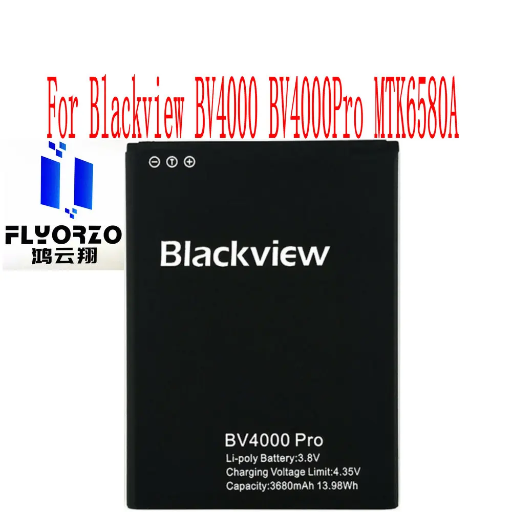 New High Quality 3680mAh BV4000 Battery For Blackview BV4000Pro MTK6580A Mobile Phone