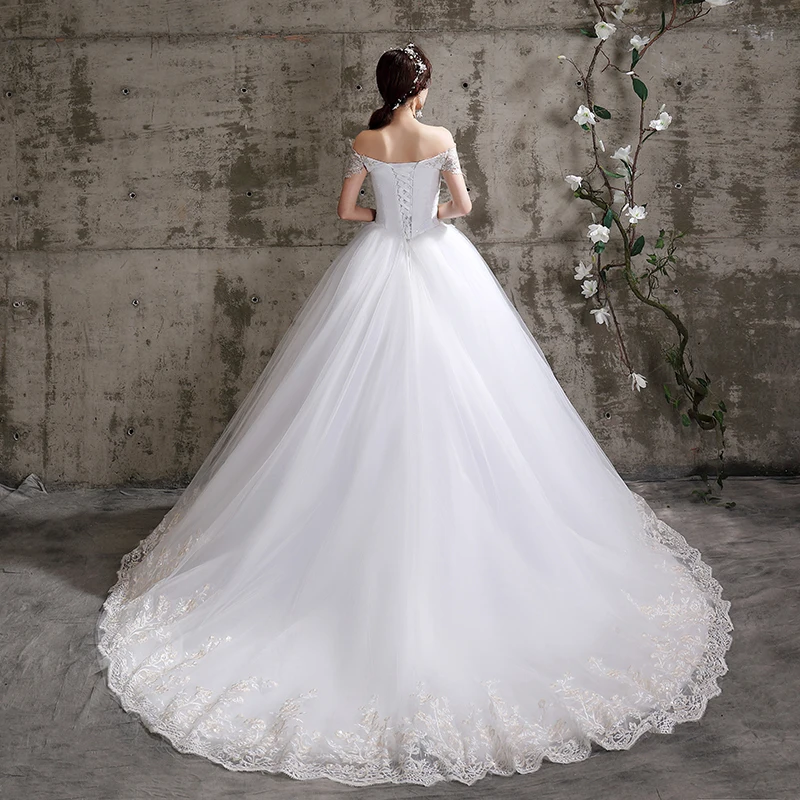 Robe De mariée à épaules dénudées 2023 nouvelles robes De mariée simples robes De mariée grande taille Vestido De Noiva