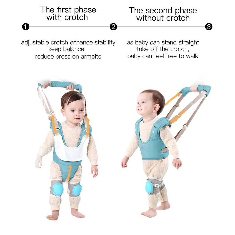 Baby Wandelen Harness - Handheld Kids Walker Helper-Peuter Baby Walker Harness Assistant Riem