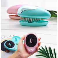 Electric Massager Comb Portable Mini Ion Anti-Static Ionic Hairdressing Combs Tangle ScalpHead Modeling Magic Hairbrush Tools