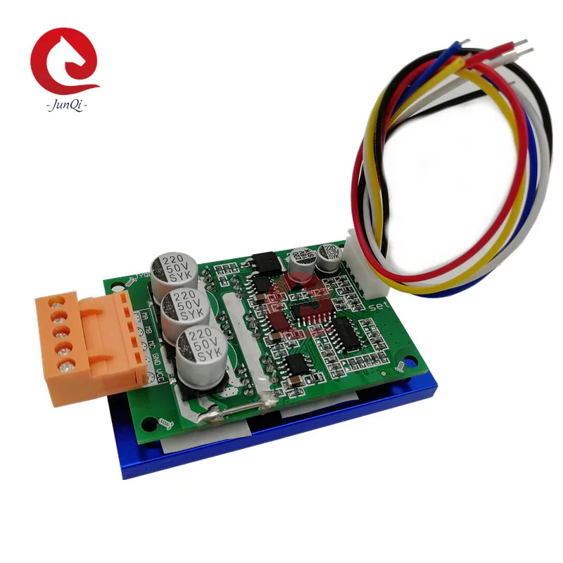 12V 24V 36V 500W DC 15A JYQD_V6.3E2 function demo board for sensorless motor, motor control board with heatsink connector wires