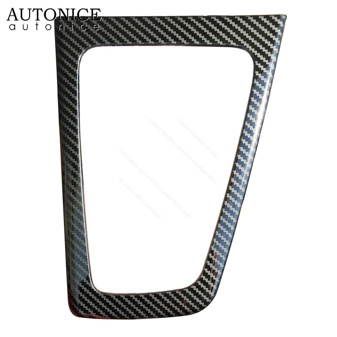 Carbon Fiber Color Steel Inner Gear Shift Panel Cover Trim Fit for Ford Focus MK3 2012 2013 2014 MT