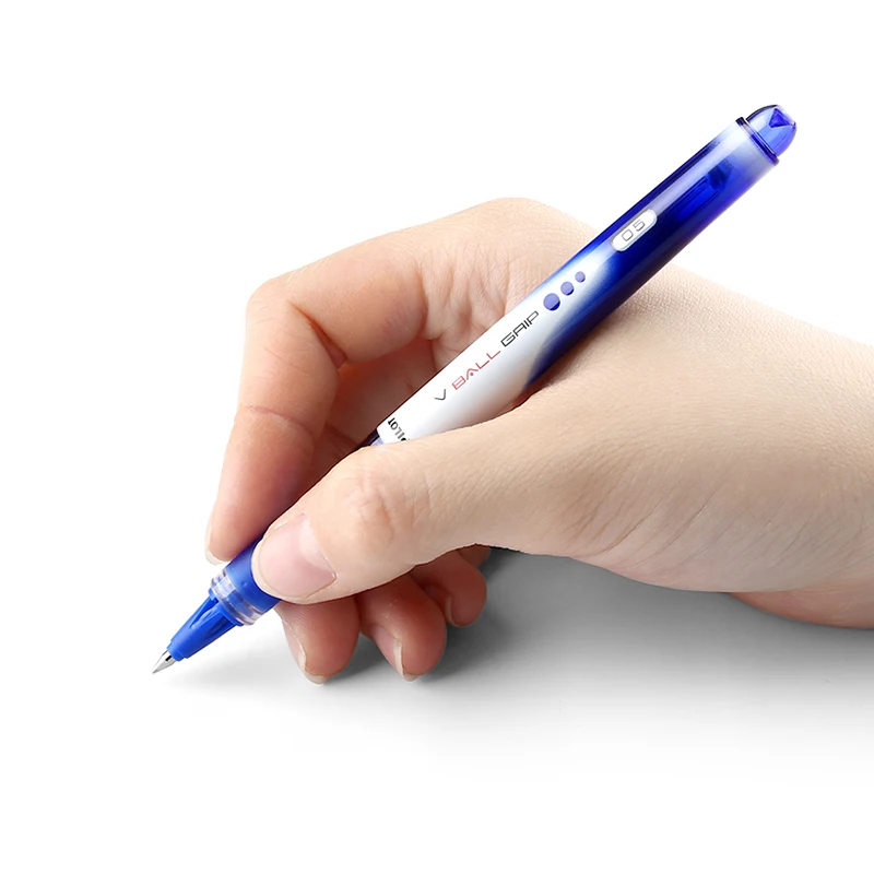 Japanese Stationery PILOT V BALL GRIP Gel Pen Large Capacity Liquid Ink Smooth Writing Office Supplies  BLN-VBG5