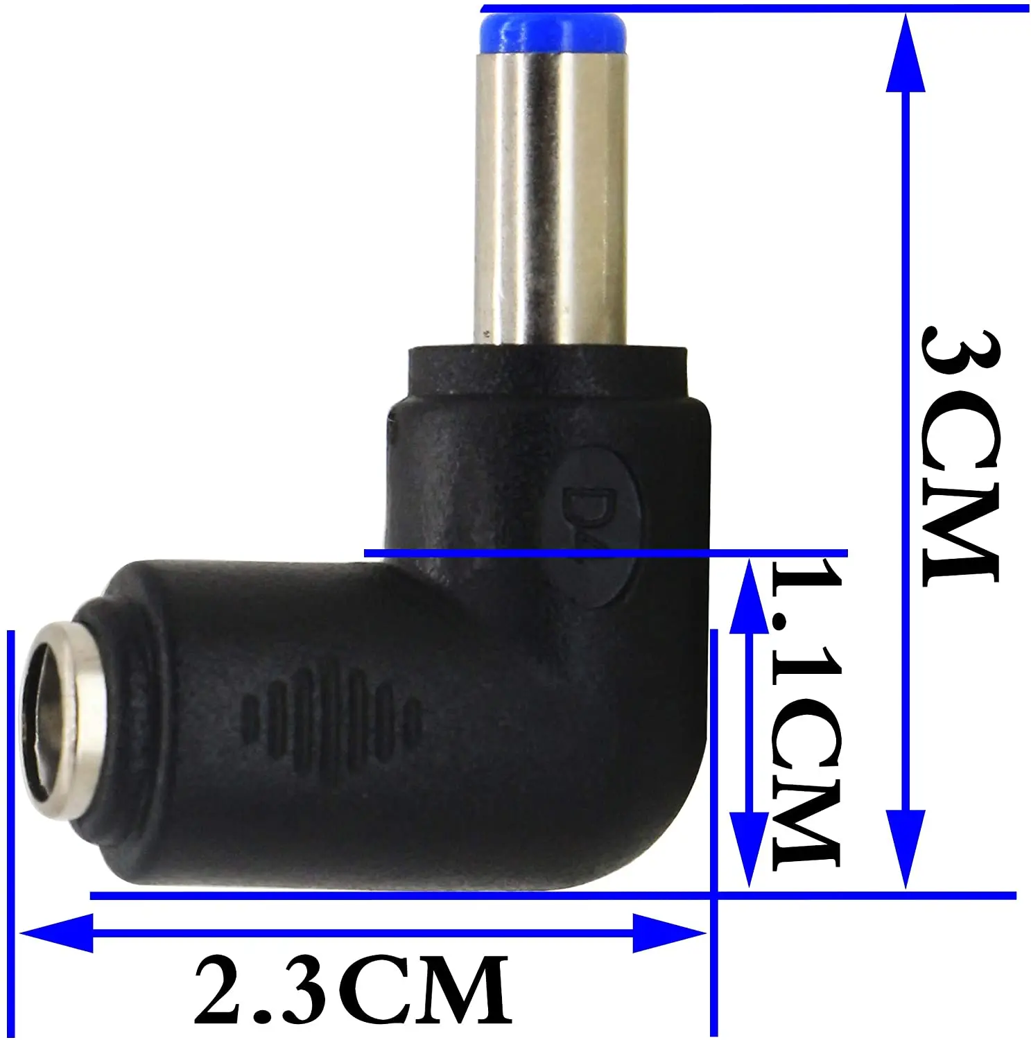 2 Gói Góc 90 Độ DC5.5x2.1mm Nam Đến Nữ Adapter 5 V DC Nòng Jack Cắm Điện Cáp Sạc Kết Nối máy Tính Bảng