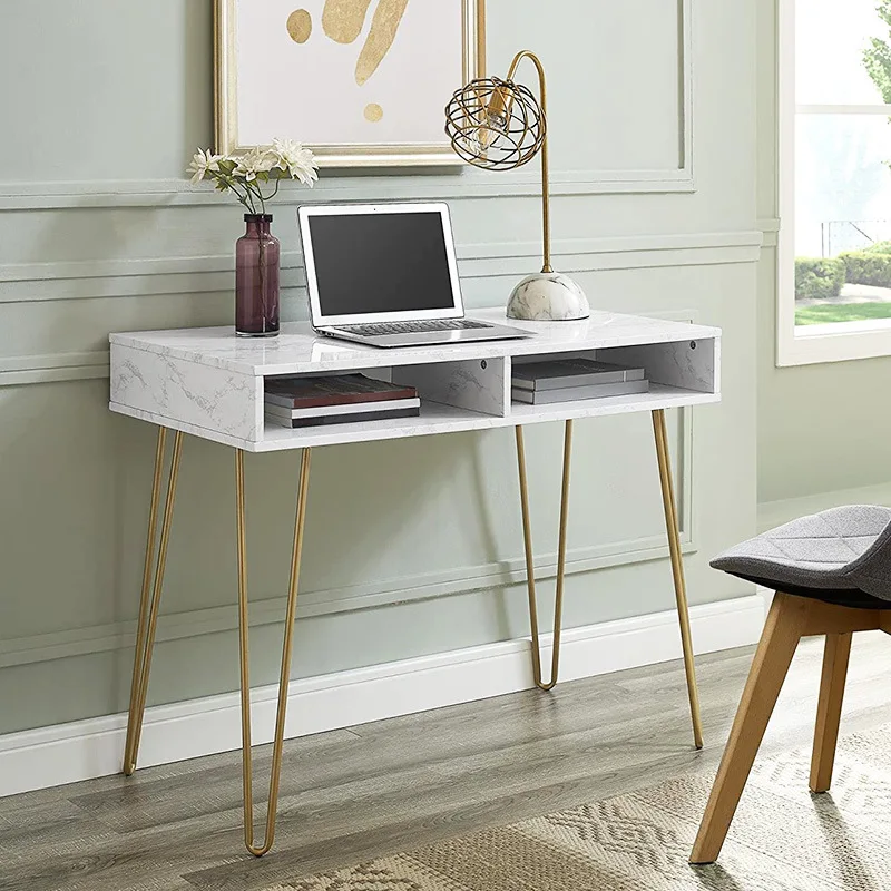 

New Light Luxury Computer Desk Home Writing Desk Desk Student Desk and Chair Desk Living Room Table Study Table Kids Desk