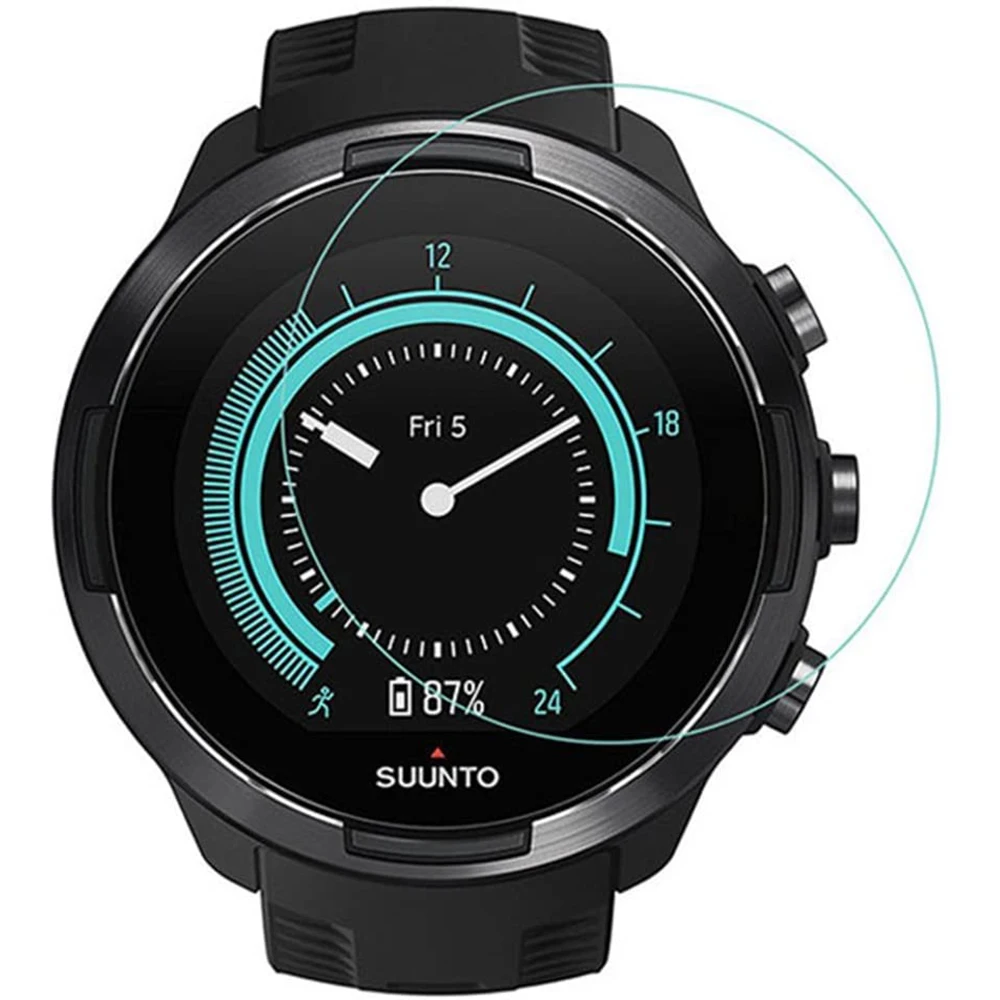 Tempered Glass Screen Protector Film For Suunto 9 / Suunto 7 Smart Watch Protection Guard Anti Explosion Anti-shatter Glass