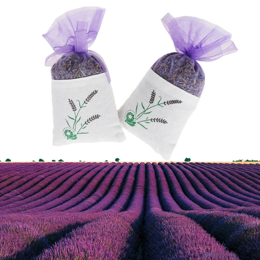 Natural Lavender Dried Flower Sachet Fragrance Home Car Air Scented Refresh Bag