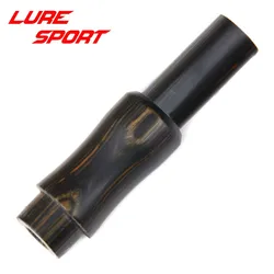 LureSport 2pcs Black Wooden Burl Wood Insert Part for Reel Seat Rod Building Components DIY Accessory