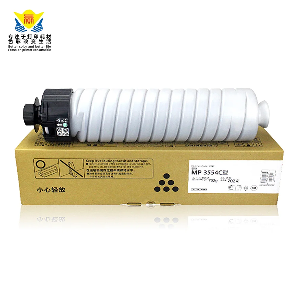 Imagem -05 - Cartucho de Toner Preto Compatível Jianyingchen Mp3554c para Ricohs Aficio Mp2554sp Mp2555 Mp3054sp Mp3055 Mp3554sp Mp3554sp Mp3555 Fotocopiadora Mp3555