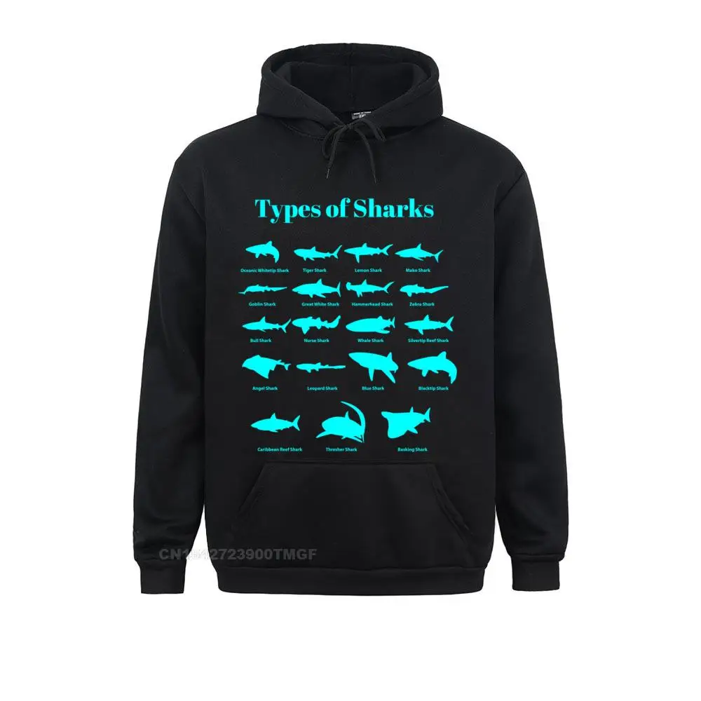 

Types Of Sharks Shark Identification Pullover Hoodie Young Sweatshirts 3D Printed Hoodies Family Hoods Long Sleeve