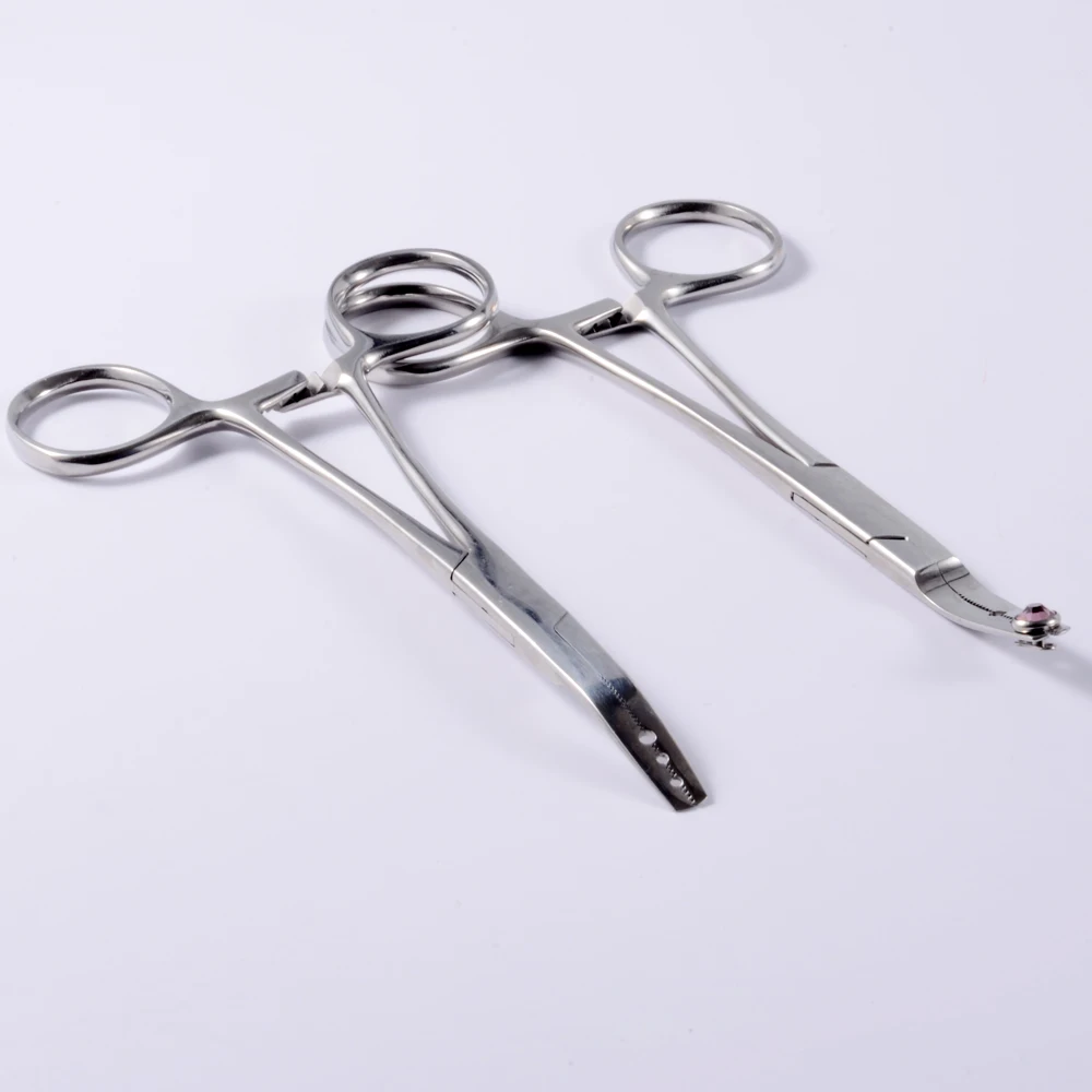 Disposable Biopsy Dermal Punch For Skin Dermal Anchor Holding Tube Tool Pliers Surgical Steel Professional Piercing Equipment