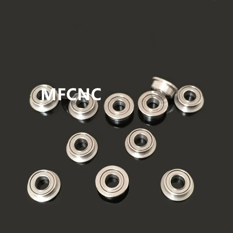 Миниатюрные шариковые фланцевые подшипники MF52/63/73/74/83/84/85/95/105/106/126/128ZZ, 5 шт.