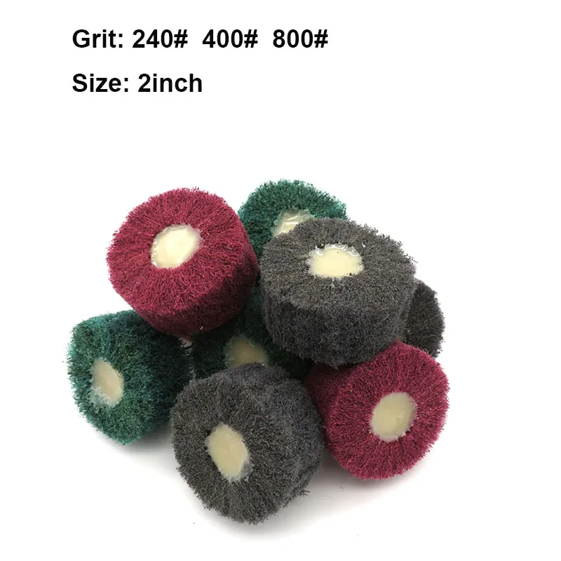 

Non-woven Flap Sanding Wheel Scouring Pad Fiber Abrasive Nylon Cleaning Head For Polishing Grinding Metal