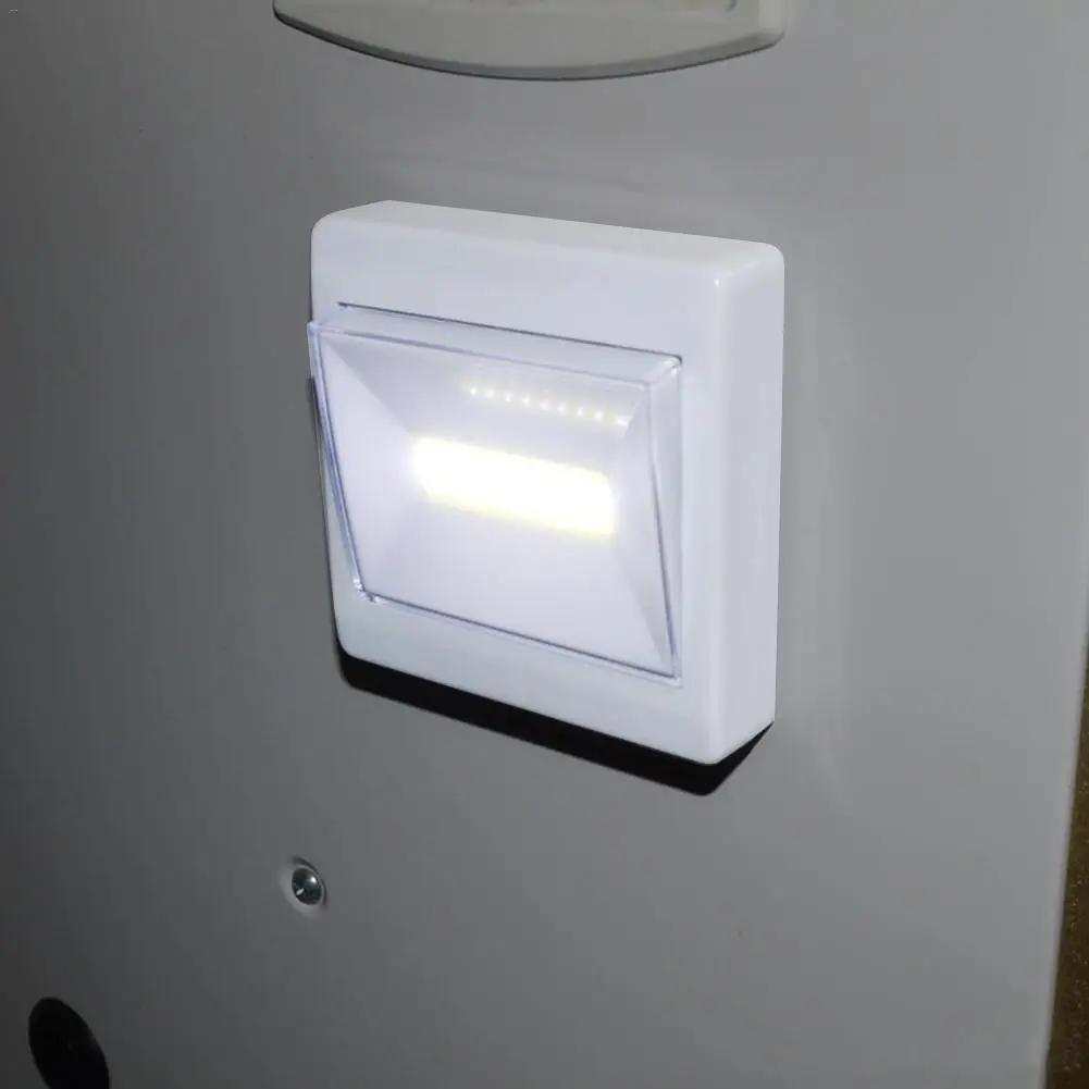 Square COB Wall Light Switch Light Night Light Emergency Lamp Wardrobe Lamp Multifunctional Wall Mount Hallway Lamp