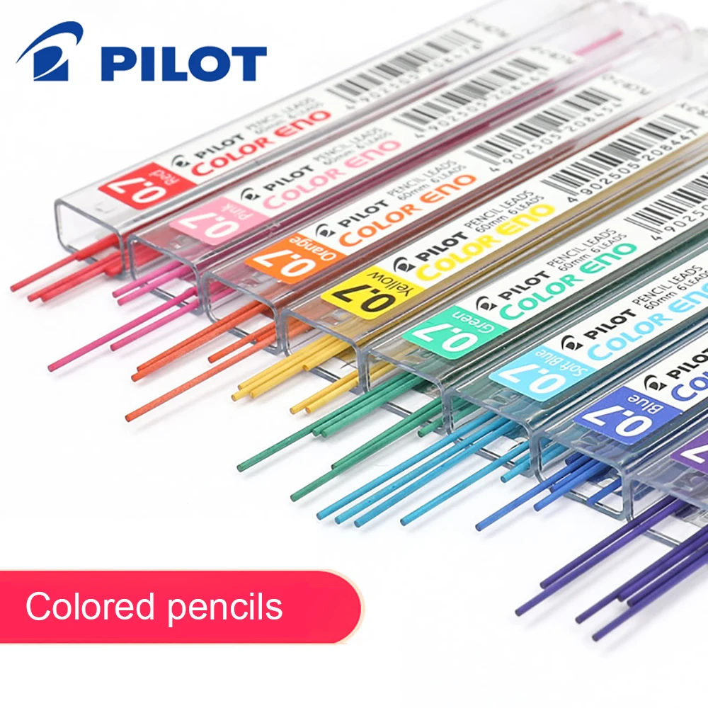 

8Color PILOT Color Automatic Pencil Combination HCR-197 0.7mm Color Lead Candy Color Is Not Easy To Break Painting Notes Use