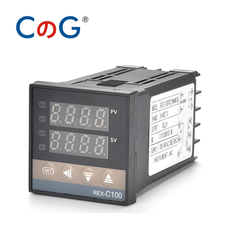 REX-C100 PT100 Digital Temperature Controller Thermostat SSR output  40DA SSR Relay Aluminum Radiator Heat Sink 1m Resistance