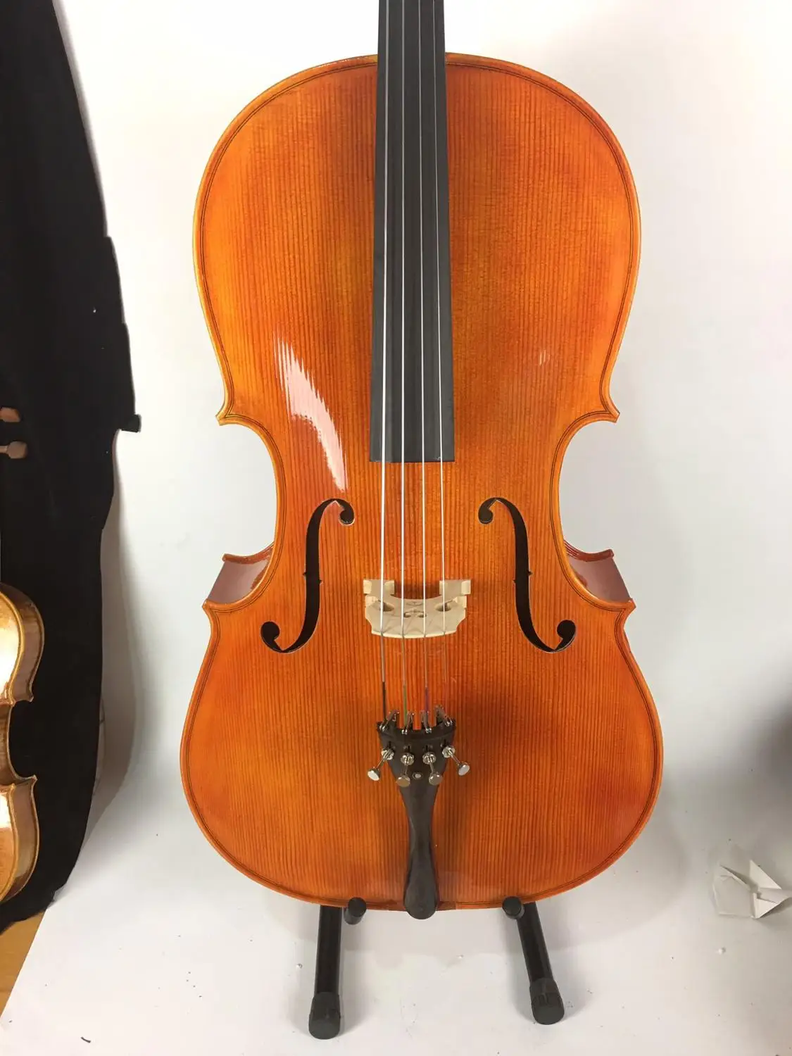 beginner cello 4/4 3/4 1/2 1/4 Spruce panel cello Orchestra performance With bow, rosin, case violoncello factory wholesale