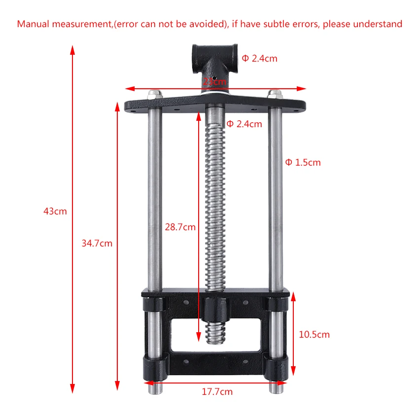 Alicate de mesa para carpintaria 7 polegadas, biela de mesa para trabalhar madeira