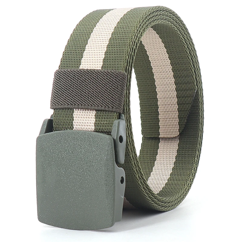 

Automatic Buckle Nylon Belt Male Army Tactical Belt Mens Military Waist Canvas Belts Cummerbunds High Quality Stripe Sport Strap