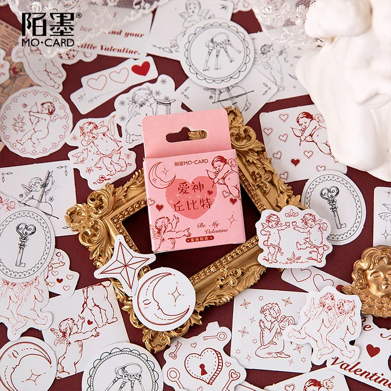 46 pcs/pack Goddess Of Love Cupid Creative  Decorative Stationery Stickers Scrapbooking DIY Diary Album Stick