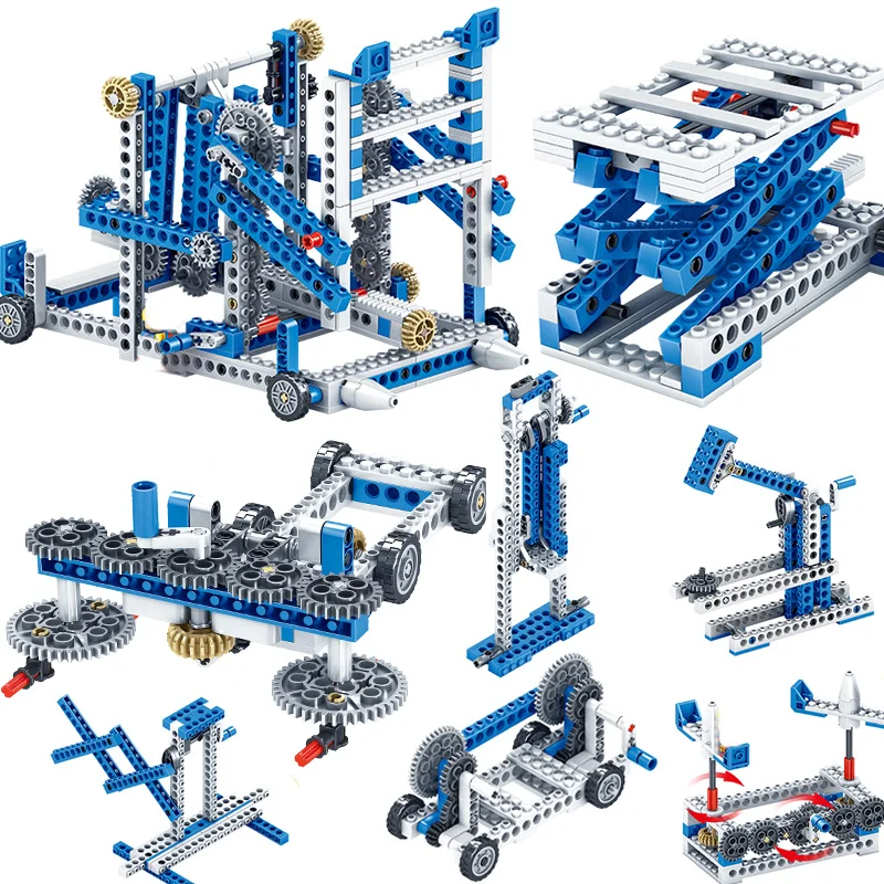 

KAZI City Technique Architecture Set Idea Assembling Recreation Facility Construction Machinery Educational Block Children Toys