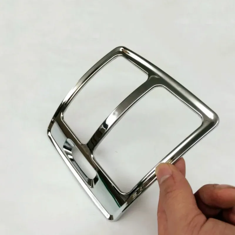 For Ford Escape Kuga 2017 2018 ABS Chrome Car Back Rear Air Condition outlet Vent frame Cover Trim Car Styling Accessories 1pcs