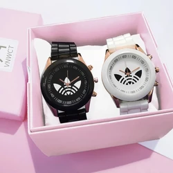 Reloj mujer yeni moda silikon erkekler kadınlar İzle marka spor kuvars yaprak çim tasarım saatler kadınlar Casual DressWristwatches