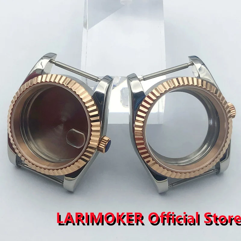 LARIMOKER 36mm/ 39mm stainless steel polished case sapphire glass fit NH35 NH36 ETA2824 2836 Miyota 8215 DG2813 3804 movement