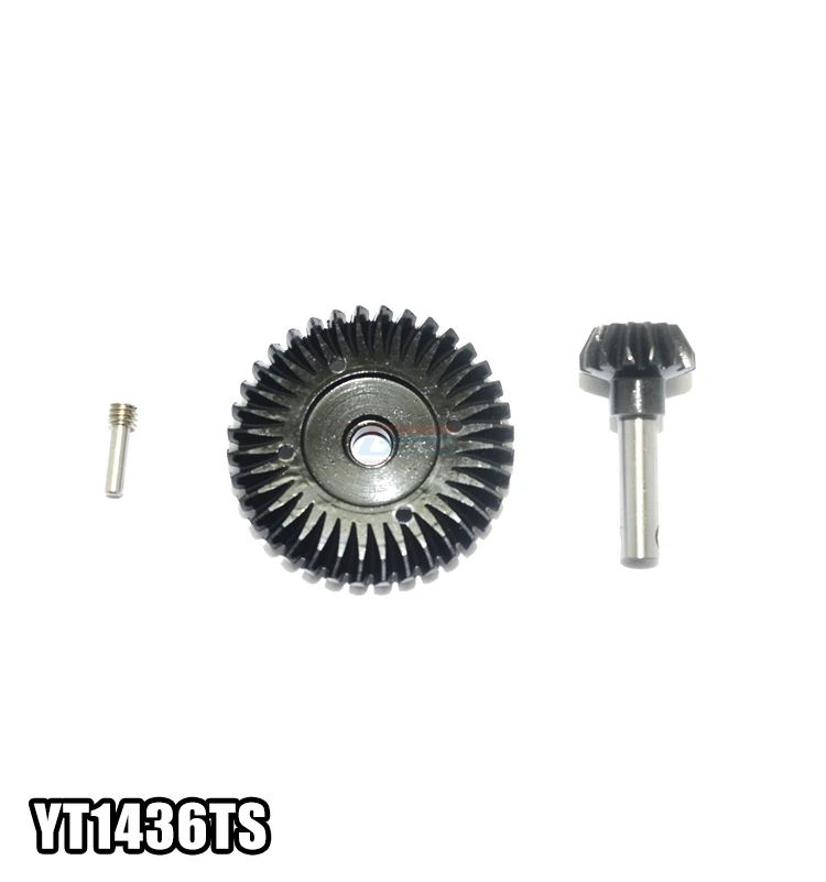 GPM Harden Steel #45 Diff Bevel Gear Pinion Gear 13T+38T 13T+43T 14T+36T for Axial RR10 Wraith Yeti 90026 90050 90068 SMT10