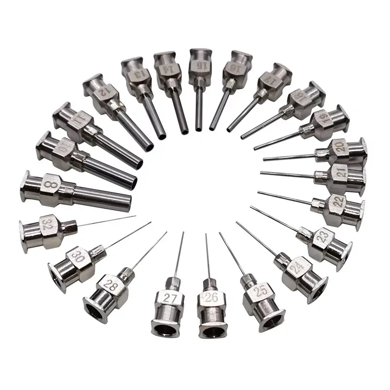 

12PCS/LOT all metal dispensing needle 1/2inch-cannula blunt-end