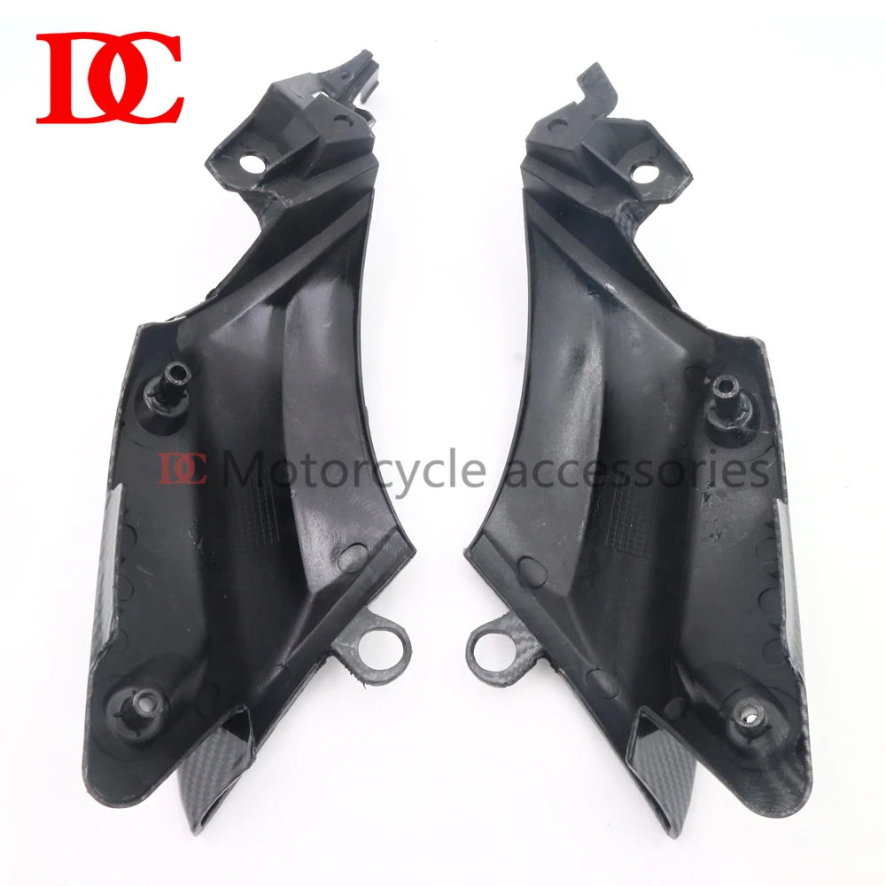 Motorcycle parts 2PCS Carbon Fiber Fairing Frame Side Cover Panel Fit For YAMAHA YZF600 YZFR6 2003 2004 2005 YZF 600 YZF R6