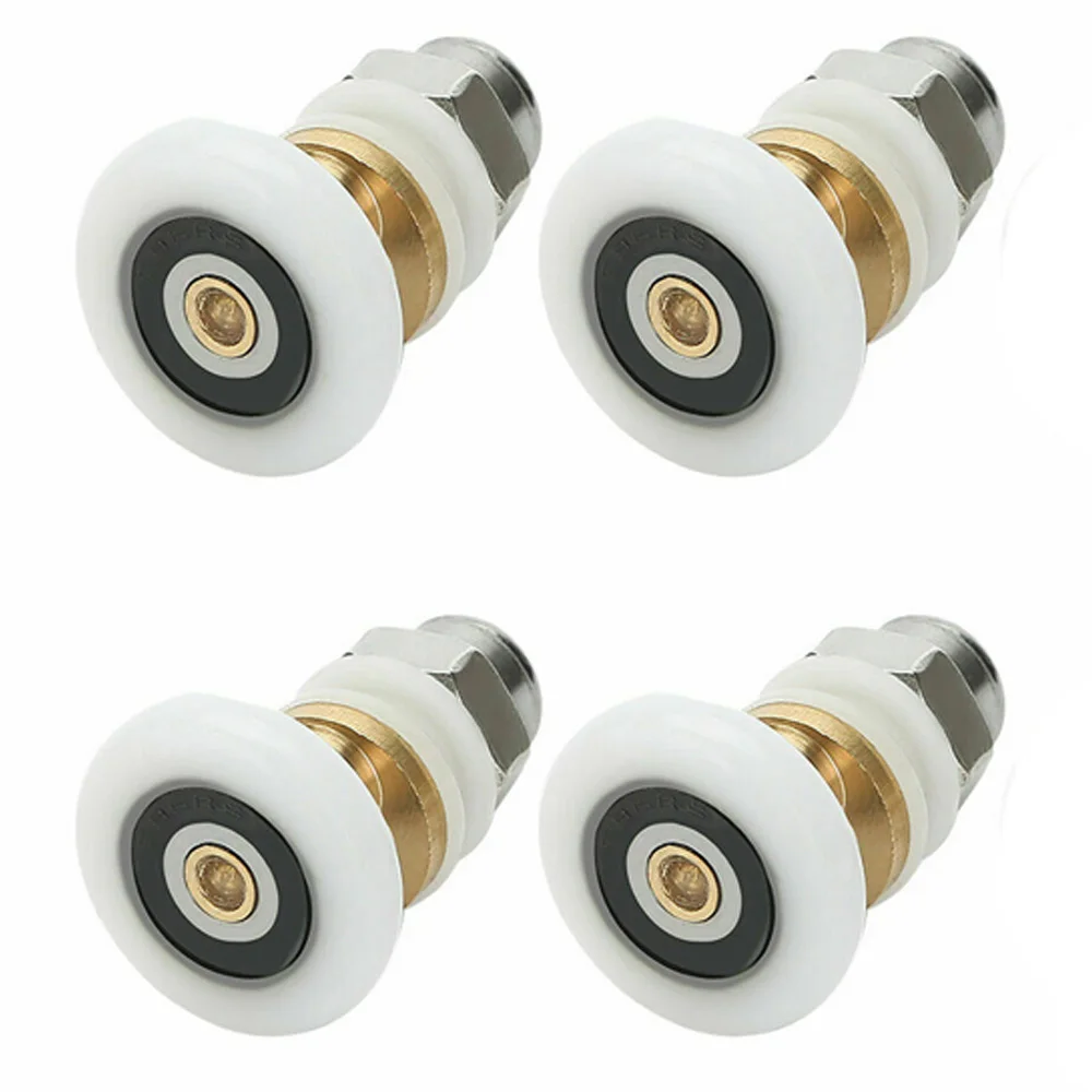 Set of 4 Single SHOWER Door ROLLERS /Runners/Pulleys 19mm23mm 25mm 27mmWheels