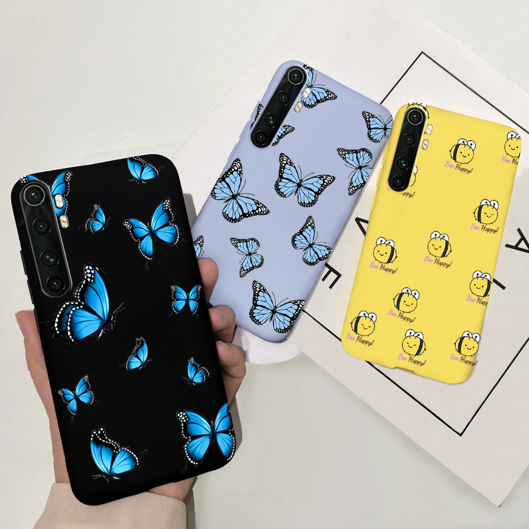 かわいい漫画ケースシャオ mi 注 10 Lite プロケース mi Note10 プロシリコーンソフトキャンディーカラーカバーバンパーシャオ mi Note10Lite 10