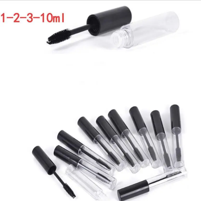 1Pcs Pop Empty Black Eyelash Tube Mascara Cream Vial/Container 10 mL Fashionable