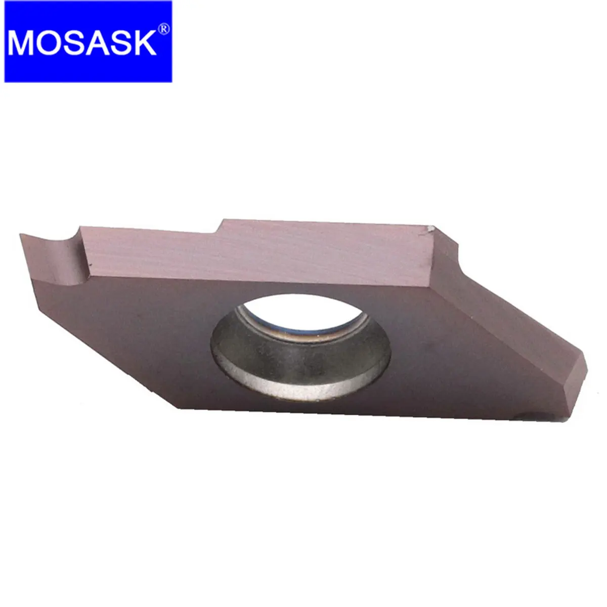 

MOSASK 10pcs CTP10FR ZP15 CNC Lathe CTPSL Tool Small Parts Cut-Off Processing Tungsten Carbide Inserts