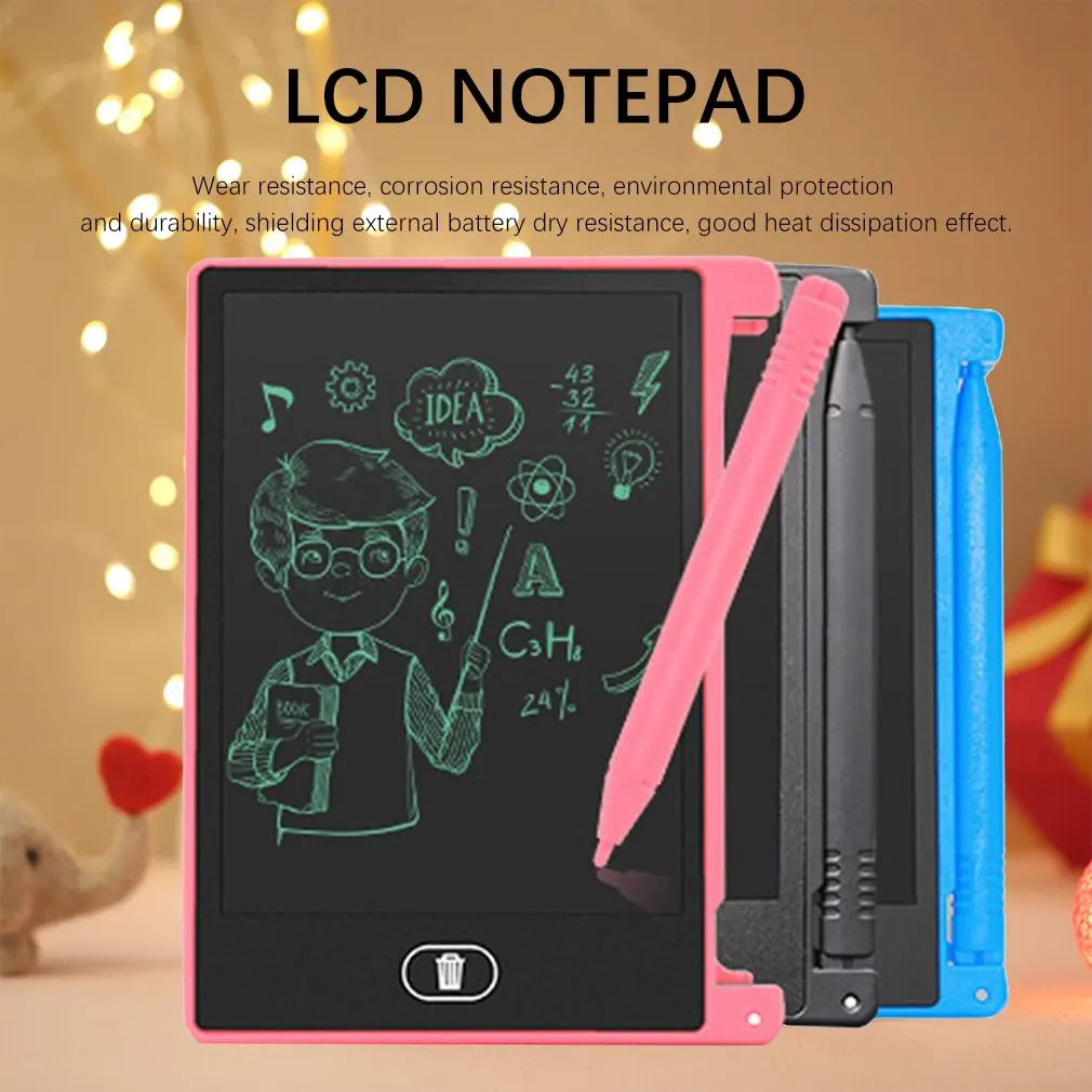 4.4 Inch LCD Writing Tablet Board Kids Writing Pad Drawing Painting Graphics Board Gift Child Creativity Imagination