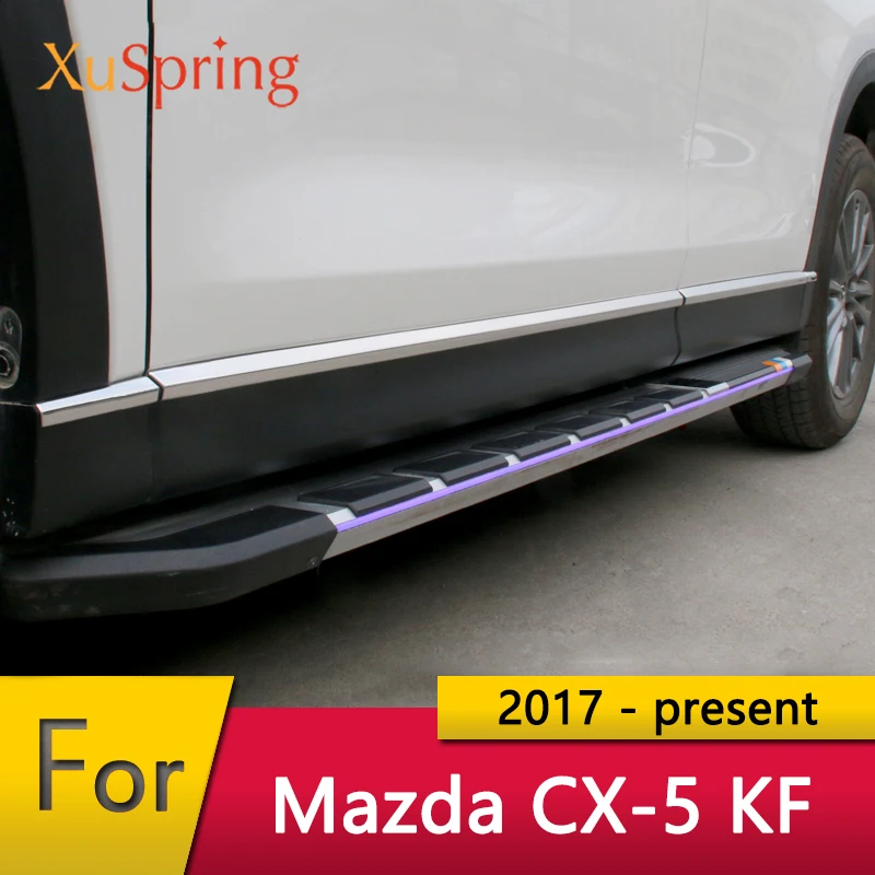 

Для Mazda CX-5 CX5 2017-2021 KF корпус двери из нержавеющей стали боковая защита обшивка полоски украшение автостайлинг