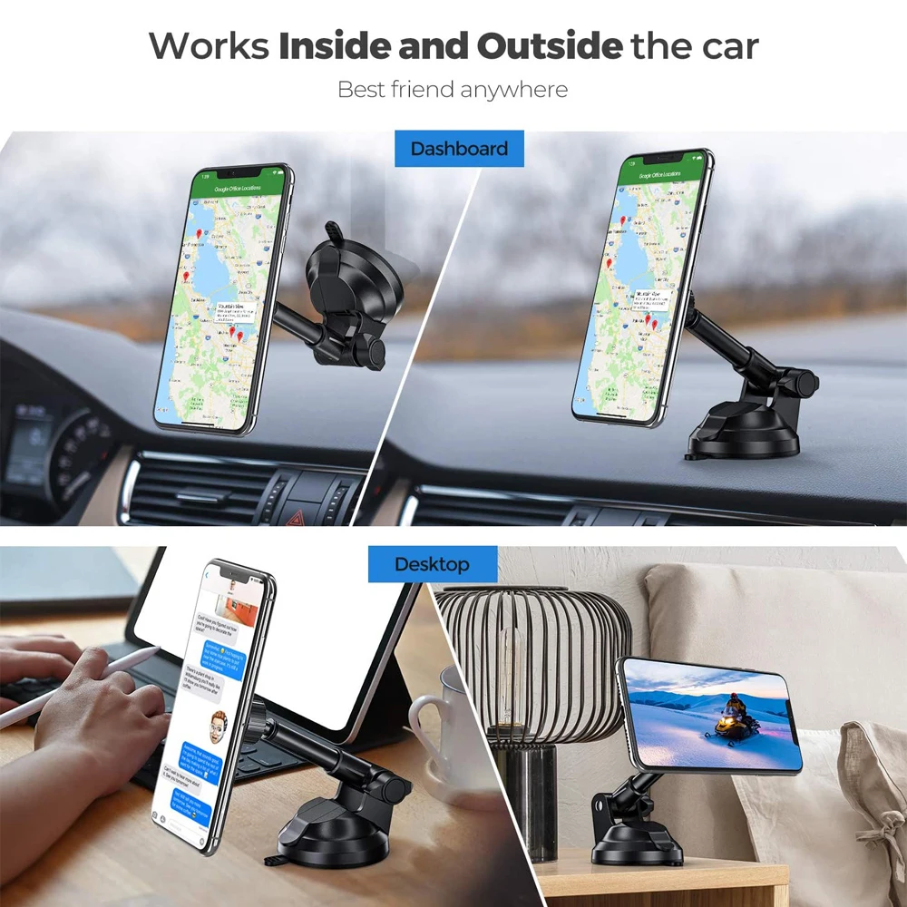 Magnetische Auto-Handyhalterung Universeller Saugnapf-Auto-Handyhalter Magnet-Handyhalterung für iPhone 15 16 17 Samsung – Detail 7