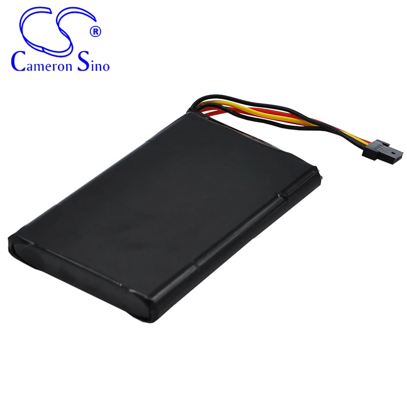 CameronSino แบตเตอรี่สำหรับ TomTom Go 940 Go 940 Live เหมาะกับ TomTom AHL03714001 GPS,navigator แบตเตอรี่1100MAh 3.70V Li-Ion สีดำ