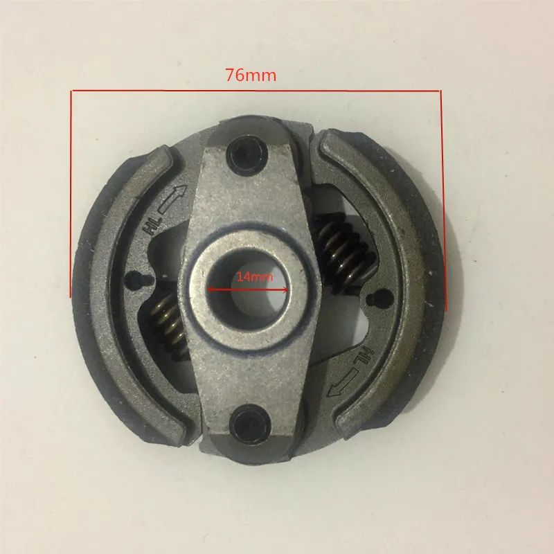 Clutch for Chinese 1E48F 48F 63CC 2 stroke engine motor earth auger power drills parts