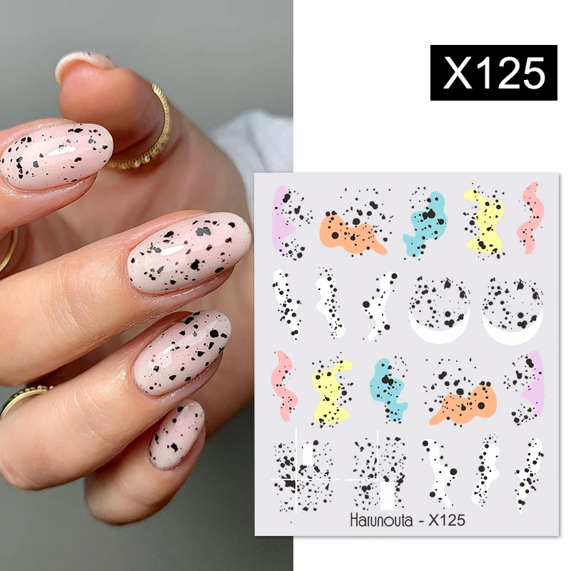 

1 Sheet Egg Shell Nail Water Decal Gold Marble Leaf Transfer Stickers on Nails Water Ink Transfer Slider Manicures Decoration