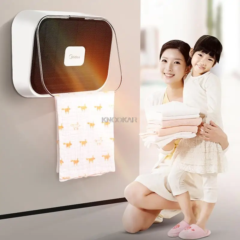 ติดผนังไฟฟ้า Mini พัดลมเครื่องทำความร้อนในครัวเรือนห้องน้ำแบบพกพา Handy เครื่องทำความร้อนเตาหม้อน้ำอุ่นเครื่องอุ่นสำหรับฤดูหนาว