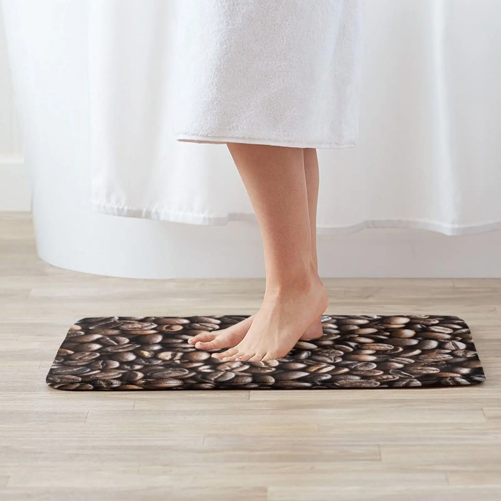 Coffee Beans Pattern And Texture , Great For Graphic T Shirts , Cups / Mugs Etc Entrance Door Mat Bath Mat Rug Coffee Beans