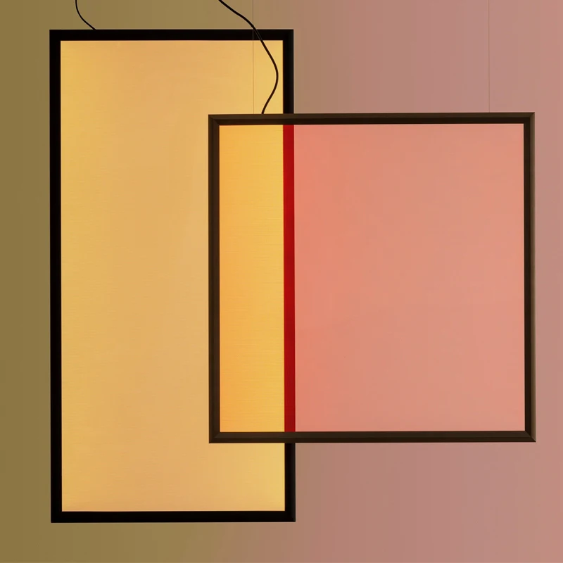 Nordic Postmodern Restaurant Chandelier Designer Modern Creative Simple Ring Bedroom Bedside Chandelier Study Lamp