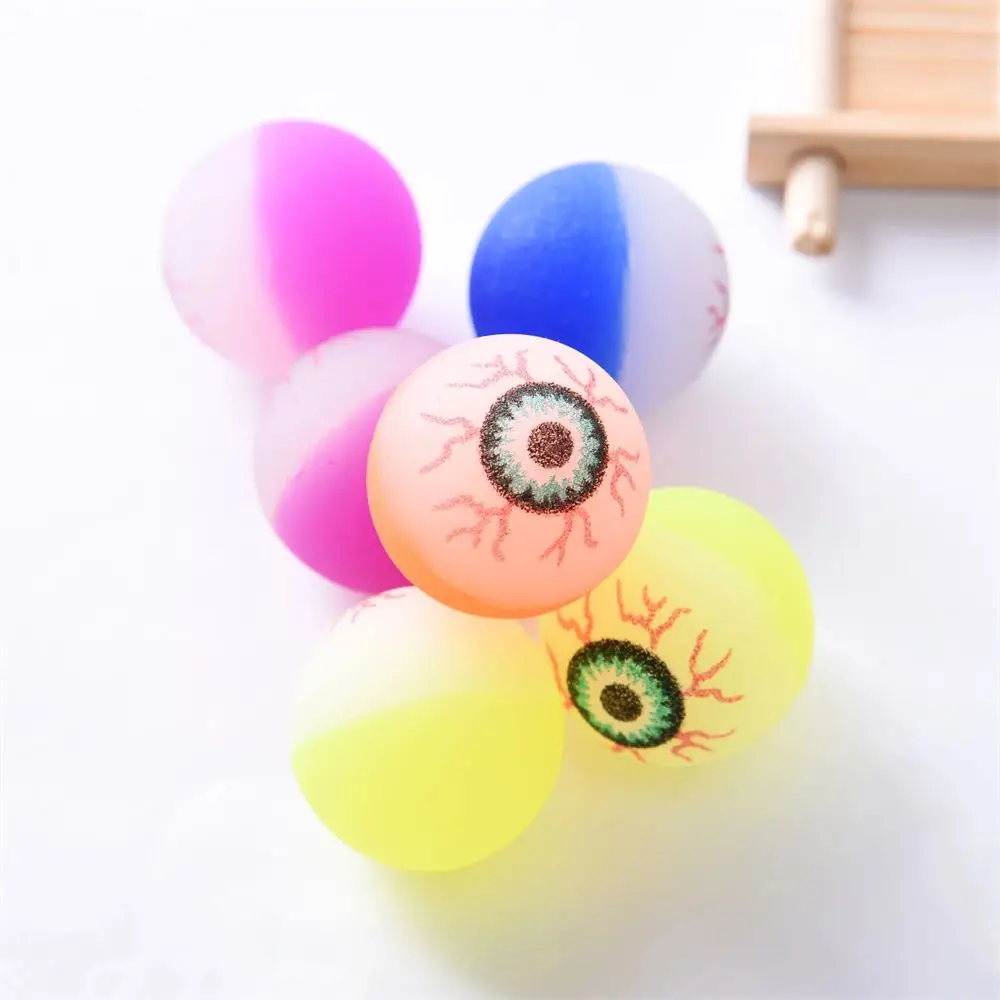 Funny Bath Toys Bouncy Toy Kids Children Gifts Jumping Balls Scary Eye Balls Halloween Party Supplies Halloween Bouncy Balls