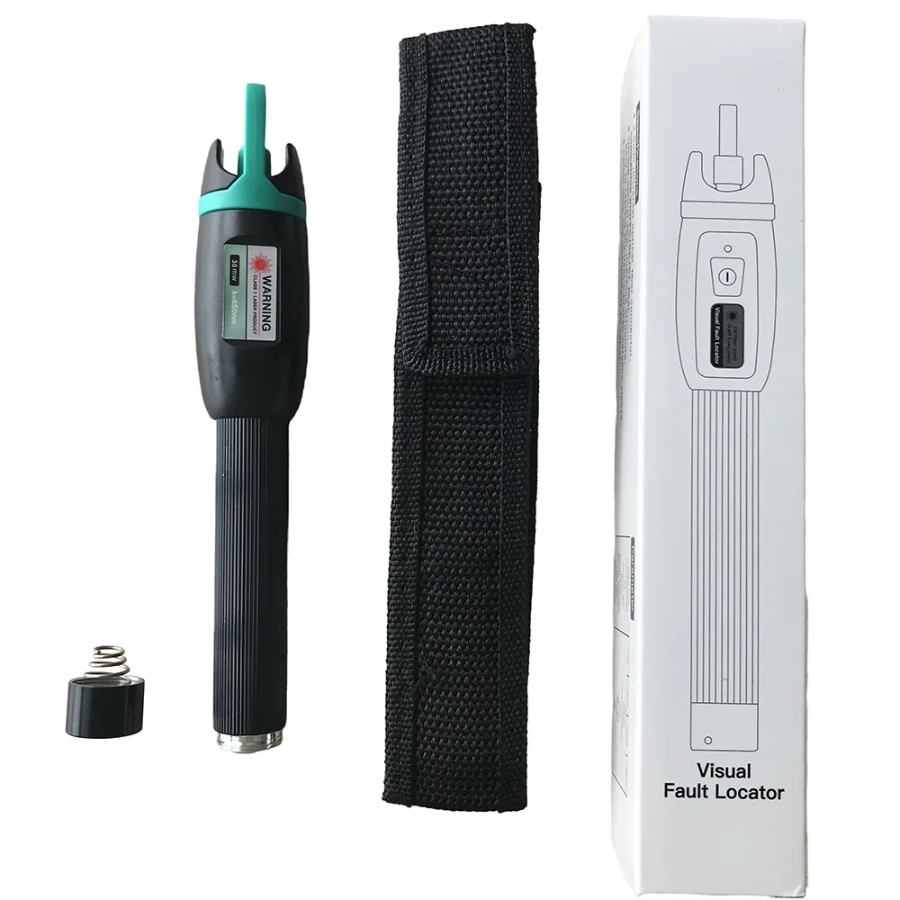 10/20/30mW VFL Fiber Optical Cable Tester Pen Type Visual Fault Locator for SC/FC/ST Free shipping