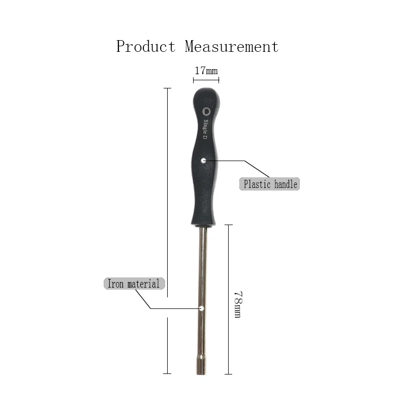 Carburetor carb Adjusting hand Tool Pac Man Double D Hexagon Hex Socket Screwdriver Driver Chainsaw Speed Adjustment Repair Tool view 3