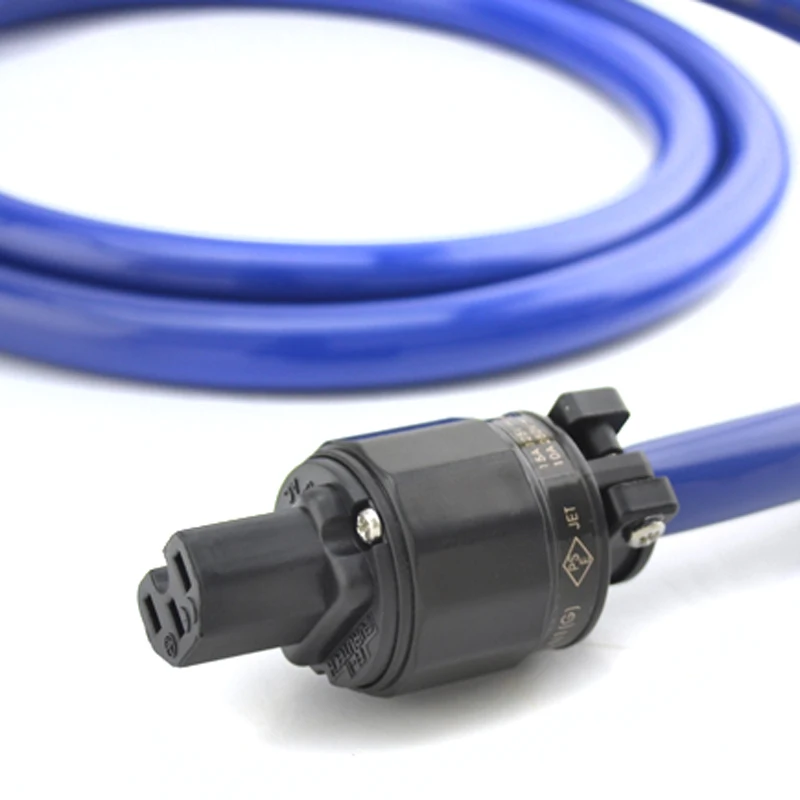 HiFi Audio Ensemble Cabo de Alimentação, Versão UE, Plug de Alimentação Conexão, oi-end Schuko Cabo De Alimentação Fio, 1 Pc