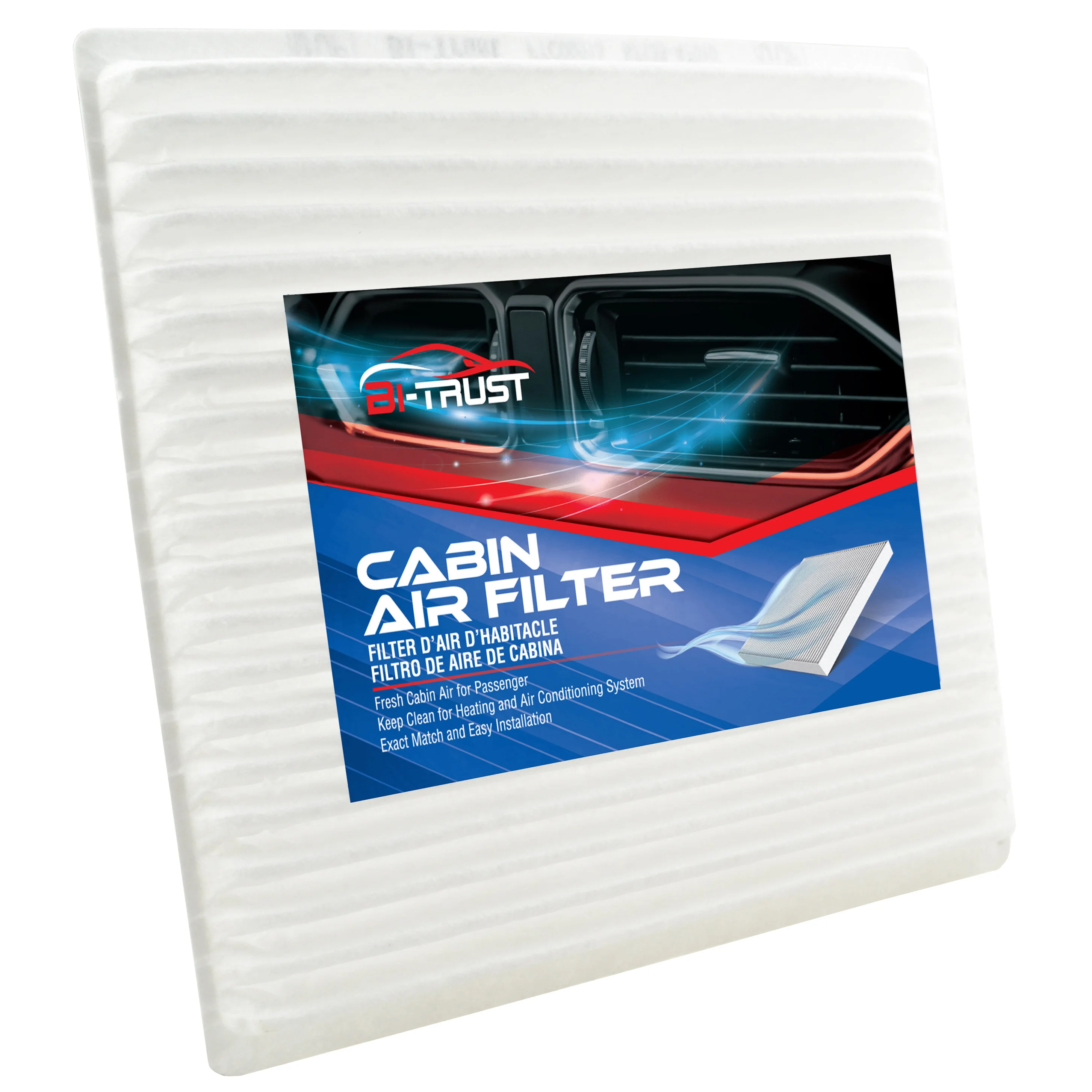 

Bi-Trust Cabin Air Filter for Toyota Matrix Corolla CF10133,88568-02020 CAF1764,LA157 car assessors Replacement